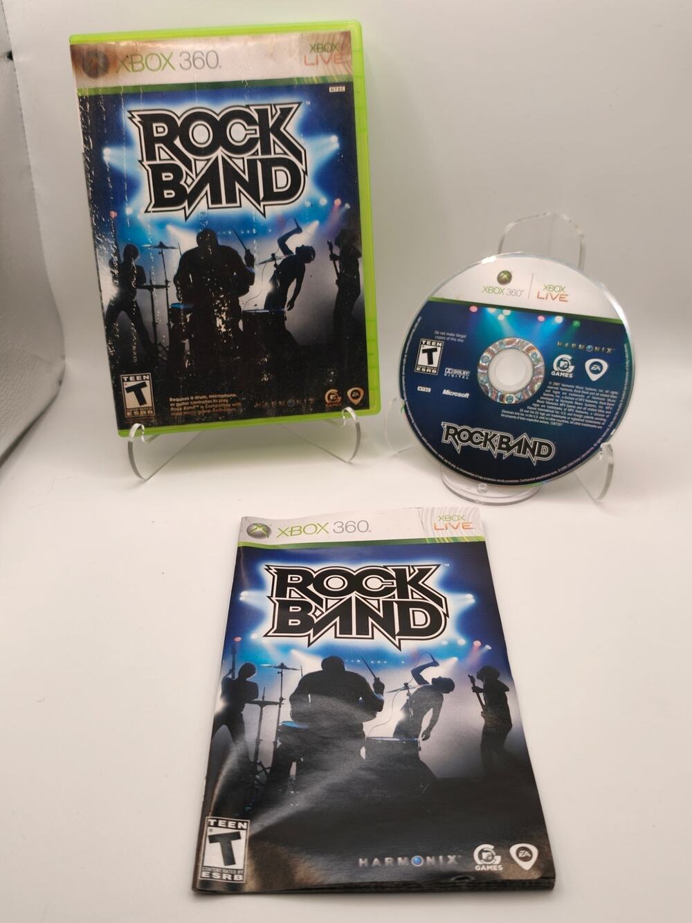 Rock Band Xbox 360 CIB Complete Harmonix Music Rhythm